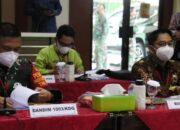 Kodim 1003 Kandangan Ikuti Rakornis TMMD ke 110 Tahun 2021