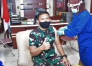 Dandim 1003 Kandangan Jalani Vaksinasi Covid-19 Tahap Kedua