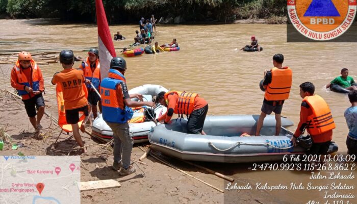 Ratusan Orang Terlibat Pencarian Korban Tenggelam di Sungai Amandit