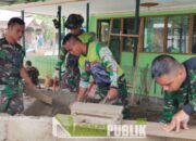 Satgas TMMD Kodim 1003 Kandangan Renovasi Musholla di Wilayah Terpencil
