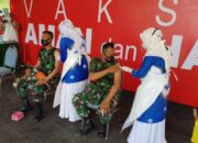 Personil Kodim 1010 Rantau Terima Program Vaksinasi Covid-19