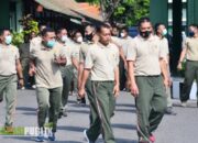 Meski Berpuasa, Personil Korem 081/DSJ Madiun Antusias Berolahraga