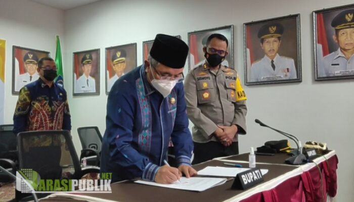 Dorong Putera Daerah Jadi Polisi, Pemkab HSS Jalin Kerjasama Bersama Polda Kalsel