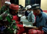 Perkuat Ilmu Agama, Satgas TMMD Kodim 1010 Tapin Ajarkan Anak-anak Mengaji