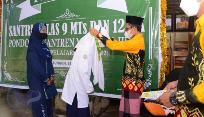Tamat Belajar, Ponpes Muthi’ul Huda Hatungun Lepas 128 Orang Santri