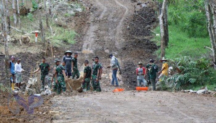 Masuki Hari Kedelapan, Progres TMMD ke 111 Kodim 1010 Tapin Capai 30 Persen