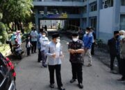 Pasca Kebakaran, Bupati Fikry Tinjau Kondisi Kantor Bapelitbangda HSS