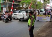 Melintasi Jalan Adhyaksa Banjarmasin Tanpa Masker, Siap-Siap Diberhentikan Petugas