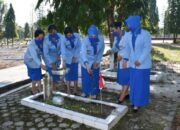 HUT ke-75, Jalasenastri Lanal Banjarmasin Ziarahi Makam Pahlawan
