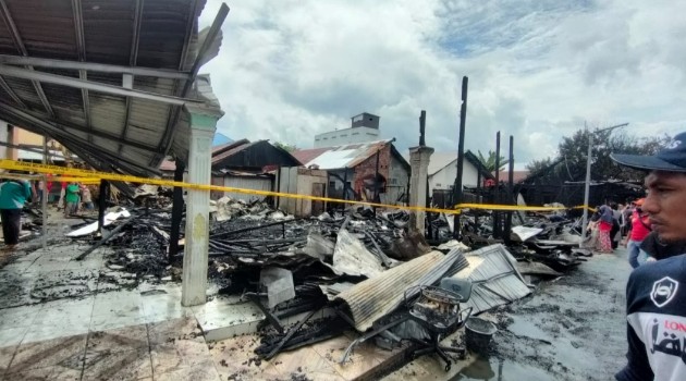 Kebakaran di Balangan