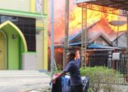 Kebakaran di Kompleks Maritam Balangan, Kerugian Ditaksir Ratusan Juta Rupiah