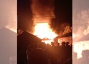 Kebakaran di Desa Bamban Utara HSS Diduga Akibat Korsleting Listrik