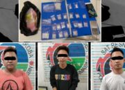 Tiga Kurir Narkotika Banjarmasin Dibekuk Polisi