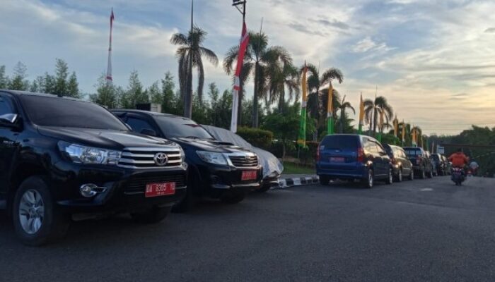 Ratusan Mobil Dinas Balangan Ditarik untuk Didata Ulang