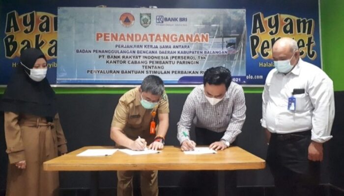 Bantuan Perbaikan Rumah Banjir Balangan Akan Disalurkan Melalui BRI