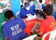 Ratusan Warga Binaan Rutan Kandangan Jalani Vaksinasi Tahap Dua