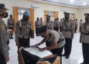 Tiga Kasat Bergeser, Kapolres Balangan Pimpin Upacara Sertijab