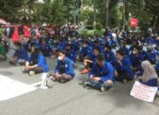 Unjuk Rasa Mahasiswa Kalsel, Sikapi Lemahnya Penanganan Covid-19