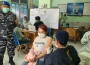 Puluhan Warga Pesisir Antusias Ikuti Servak Lanal Banjarmasin