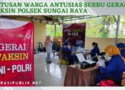 BERITA VIDEO | Warga Serbu Gerai Vaksin Polsek Sungai Raya