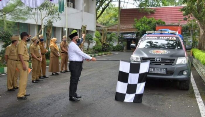 Bentuk Solidaritas, Bupati HSS Lepas Pendistribusian Bantuan Banjir Kalteng