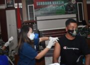 Gencarkan Servak, Kodim 1003/HSS Salurkan Vaksin Astrazeneca ke Masyarakat