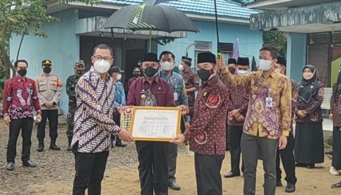 Fasilitasi Renovasi Monumen Bersejarah, Pemkab HSS Ucapkan Terima Kasih Kepada PT AGM
