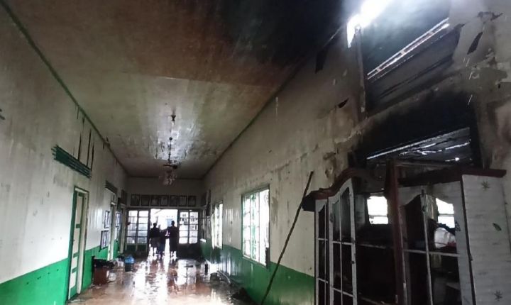Rumah Terbakar Diduga Lupa Matikan Kompor