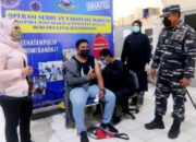 Ditinjau Wabup Seruyan, Servak Lanal Banjarmasin Sasar Warga dan Pelajar Pesisir