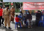 Pastikan Lancar, Bupati Fikry Pantau Kegiatan Vaksinasi BIN