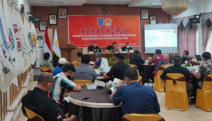 KONI HSS Gelar Rapat Kerja, Lima Poin Dilakukan Pembahasan