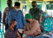 Wabup Syamsuri Apresiasi Serbuan Vaksinasi Kodim 1003 HSS