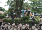 Tolak Permenaker JHT, Ratusan Massa Aliansi Pekerja Buruh Banua Turun ke Jalan