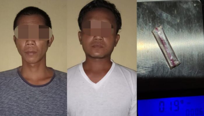 Bawa Narkoba, Dua Warga Alalak Tengah Banjarmasin Diciduk Polisi