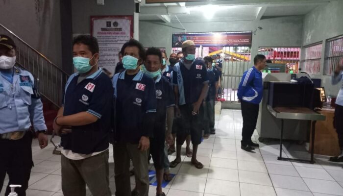 Puluhan Warga Binaan Kasus Narkoba Lapas IIA Banjarmasin Dipindahkan