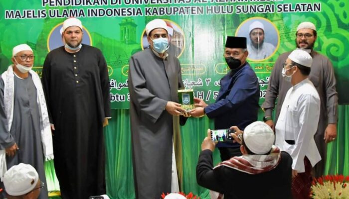 Delegasi Universitas Al Azhar Kairo Berikan Siraman Rohani Kepada Masyarakat HSS