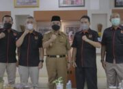 Kenalkan Pengurus Baru, KONI HSS Audiensi Bersama Bupati dan Wabup