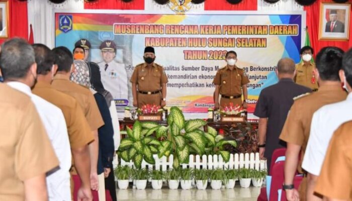 Musrenbang 2023, Bupati HSS Harapkan Hasil Pembangunan Dapat Dirasakan Masyarakat
