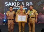 Tertinggi di Kalsel, Kabupaten HSS Raih Predikat A Penghargaan SAKIP dan RB Award 2021