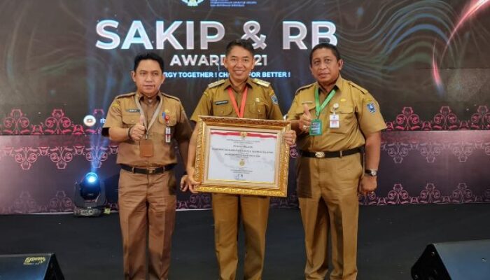 Tertinggi di Kalsel, Kabupaten HSS Raih Predikat A Penghargaan SAKIP dan RB Award 2021