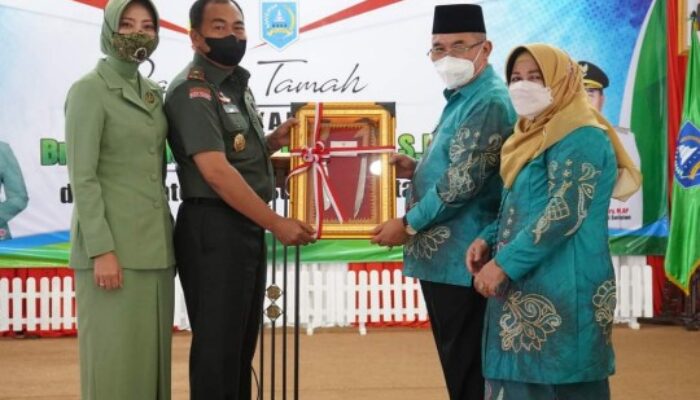 Sambangi Bumi Rakat Mufakat, Pemkab HSS Sambut Kedatangan Danrem 101/Antasari