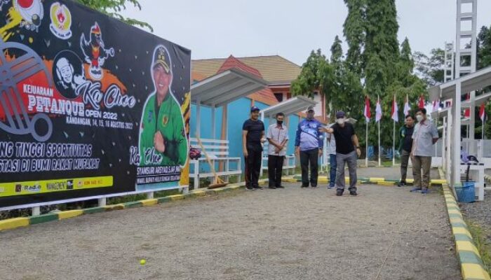 Kejuaraan Petanque Kak Choe Open 2022 Resmi Digelar, Wabup Syamsuri Harapkan Atlet HSS Dapat Berprestasi