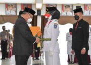 Resmi Dikukuhkan, 32 Paskibraka HSS Siap Kibarkan Merah Putih Pada HUT RI ke-77
