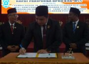 Sah!! DPRD HSS Tetapkan Perda APBD Perubahan Tahun 2022
