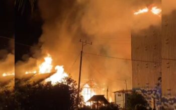 Tiga Rumah dan Satu Sarang Burung Walet di Tapin Hangus Terbakar