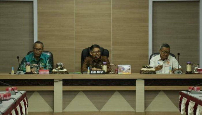 Sambangi Bumi Rakat Mufakat, Wabup HSS Sambut Kunjungan KONI Kalsel