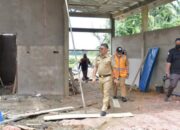 Pantau Progres Pembangunan, Wabup HSS Harap Venue Porprov Rampung Tepat Waktu