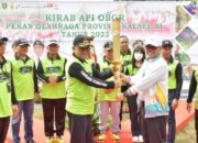 Wabup Syamsuri Terima Api Obor Porprov XI Kalsel Dari Pemkab Tabalong