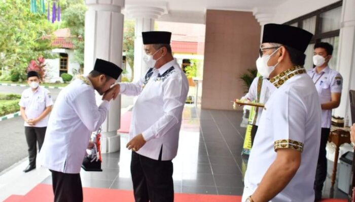Kembali ke Daerah, Bupati dan Wabup HSS Sambut Kedatangan Kafilah MTQ Nasional