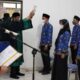 Bupati HSS, Achmad Fikry melantik 46 ASN lingkup Pemkab HSS yang diangkat menjadi PNS.
